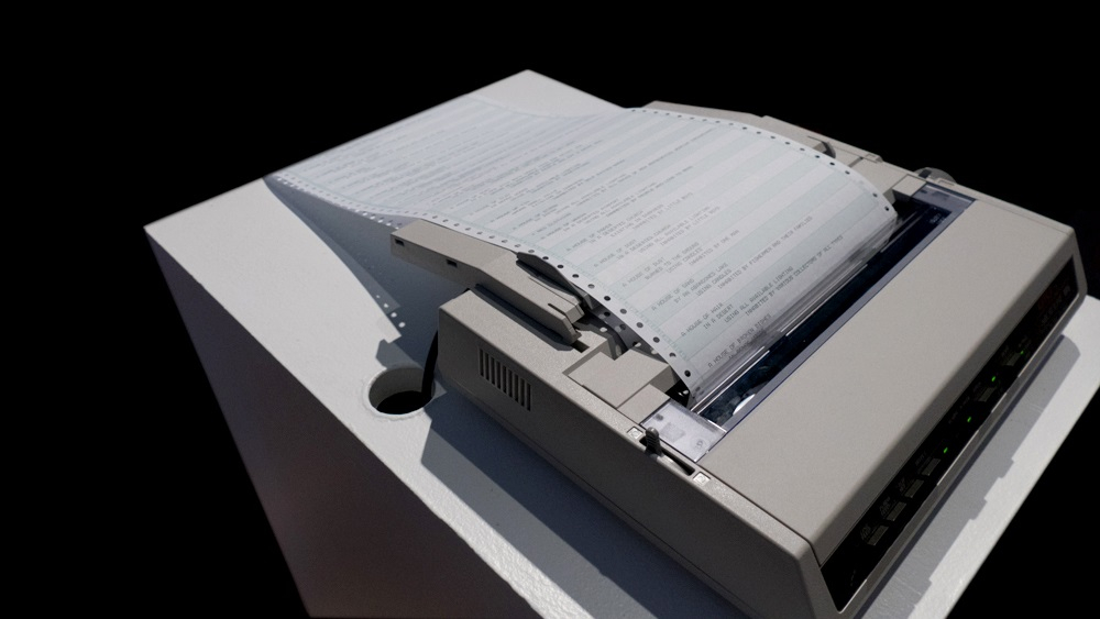 Dot Matrix Printer Art